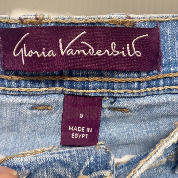 Gloria Vanderbilt Jeans size 8 lighter blue - Picture 2 of 7